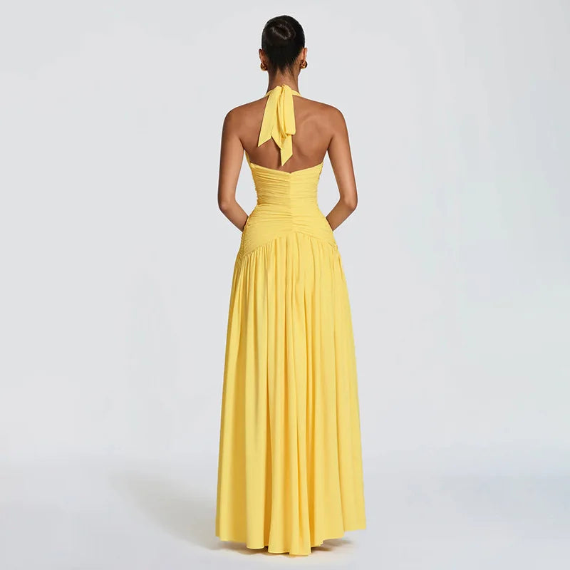 The Sunbeam Plunge Split Maxi