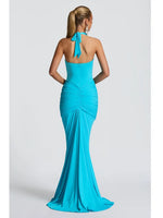 The Midnight V-Drape Maxi