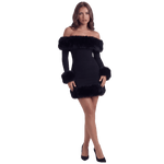 The Onyx Pleated Slit Maxi