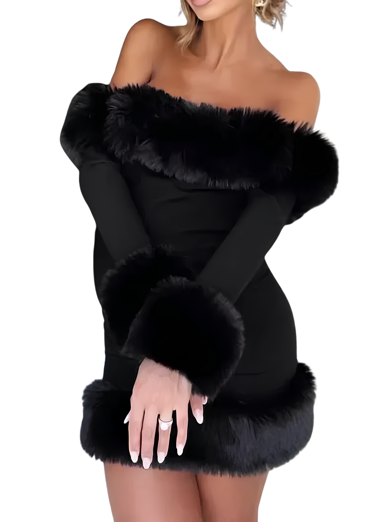 The Onyx Pleated Slit Maxi