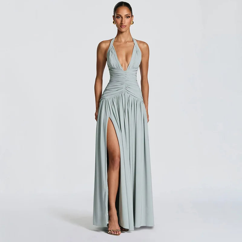 The Sunbeam Plunge Split Maxi