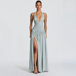 The Sunbeam Plunge Split Maxi